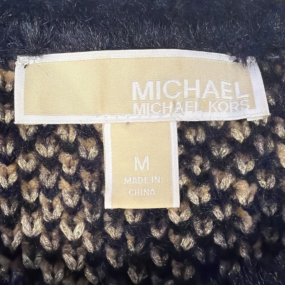 Michael Kors Medium Leopard Long Sleeve Sweater